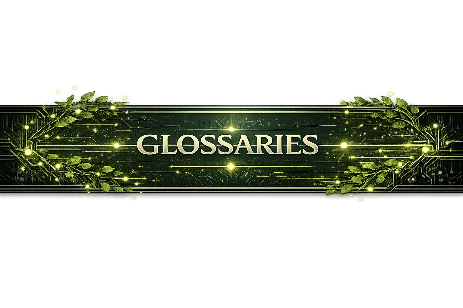 Glossaries